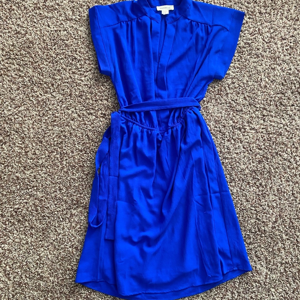 Royal Blue Dress - Monteau